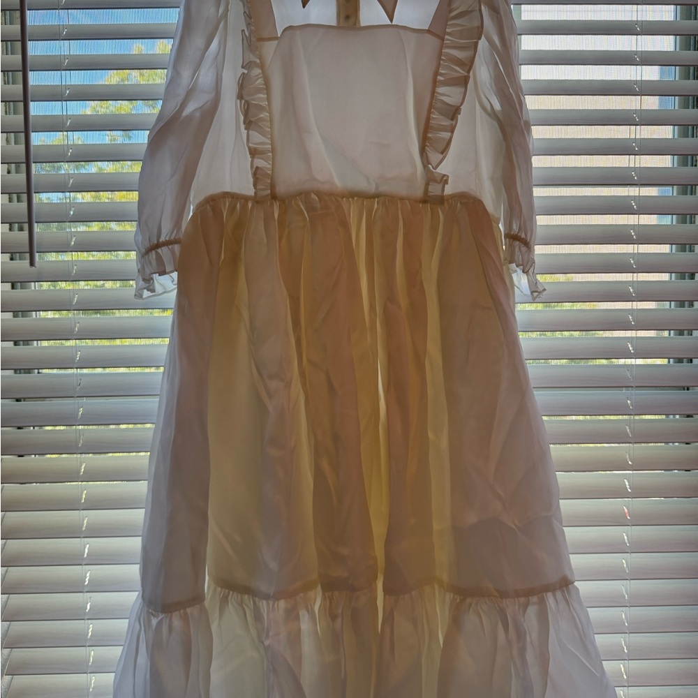 Selkie Ivory Storybook Puff dress